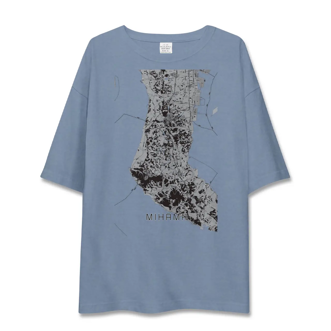 【美浜（愛知県）】地図柄ビッグシルエットTシャツ