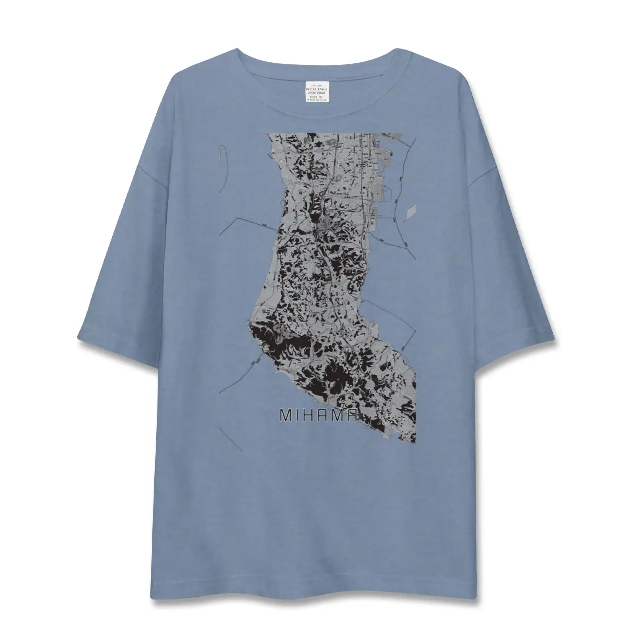 【美浜（愛知県）】地図柄ビッグシルエットTシャツ