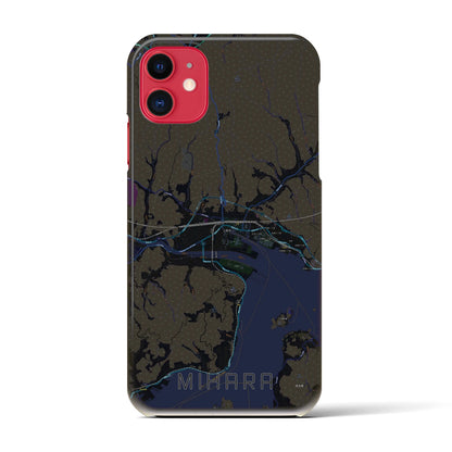 【三原（広島県）】地図柄iPhoneケース（バックカバータイプ）