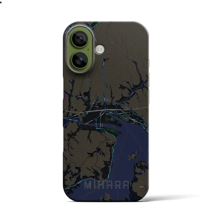 【三原（広島県）】地図柄iPhoneケース（バックカバータイプ）