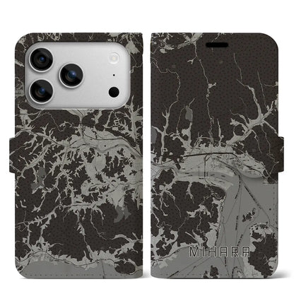 【三原（広島県）】地図柄iPhoneケース（手帳タイプ）