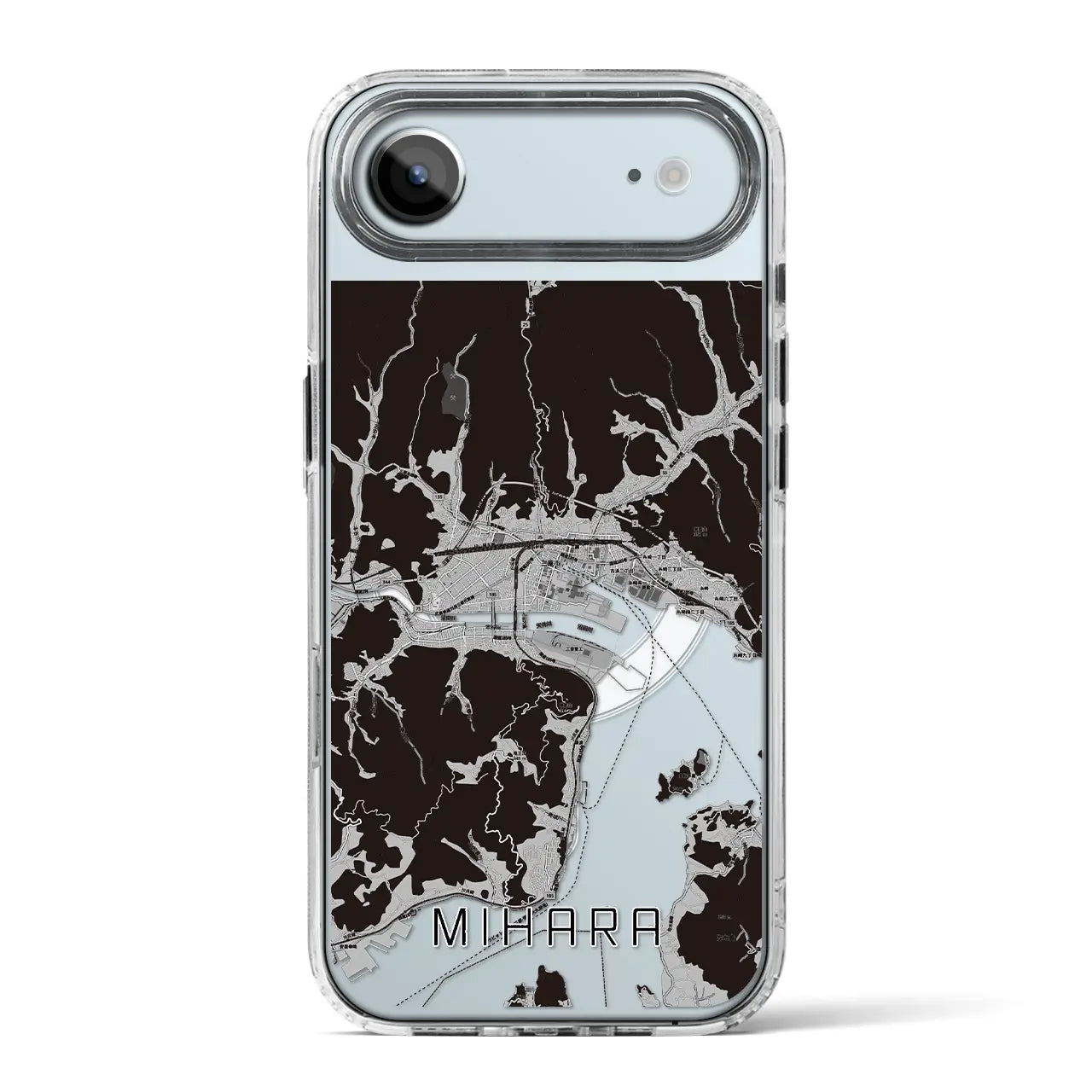 【三原（広島県）】地図柄iPhoneケース（MagSafeタイプ）