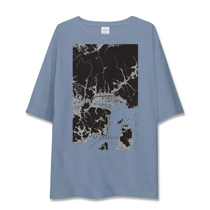 【三原（広島県）】地図柄ビッグシルエットTシャツ