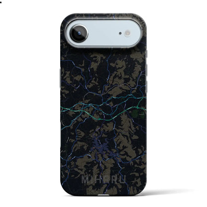 【三春（福島県）】地図柄iPhoneケース（バックカバータイプ）