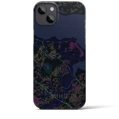 【美浦（茨城県）】地図柄iPhoneケース（バックカバータイプ）