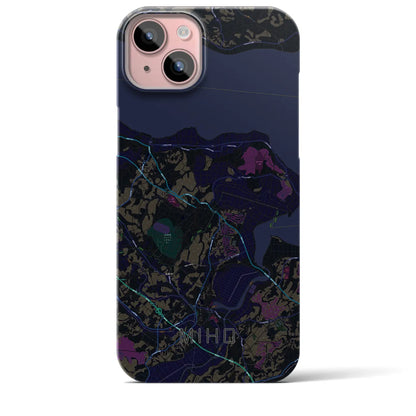 【美浦（茨城県）】地図柄iPhoneケース（バックカバータイプ）