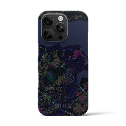 【美浦（茨城県）】地図柄iPhoneケース（バックカバータイプ）