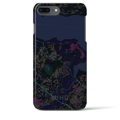 【美浦（茨城県）】地図柄iPhoneケース（バックカバータイプ）