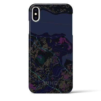 【美浦（茨城県）】地図柄iPhoneケース（バックカバータイプ）