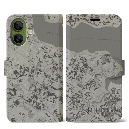 【美浦（茨城県）】地図柄iPhoneケース（手帳タイプ）