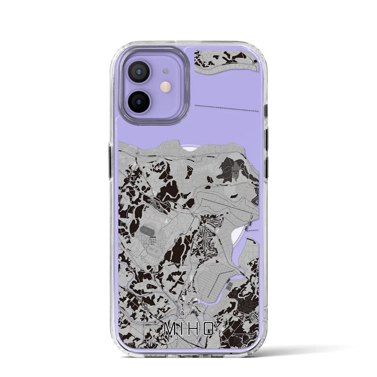 【美浦（茨城県）】地図柄iPhoneケース（MagSafeタイプ）