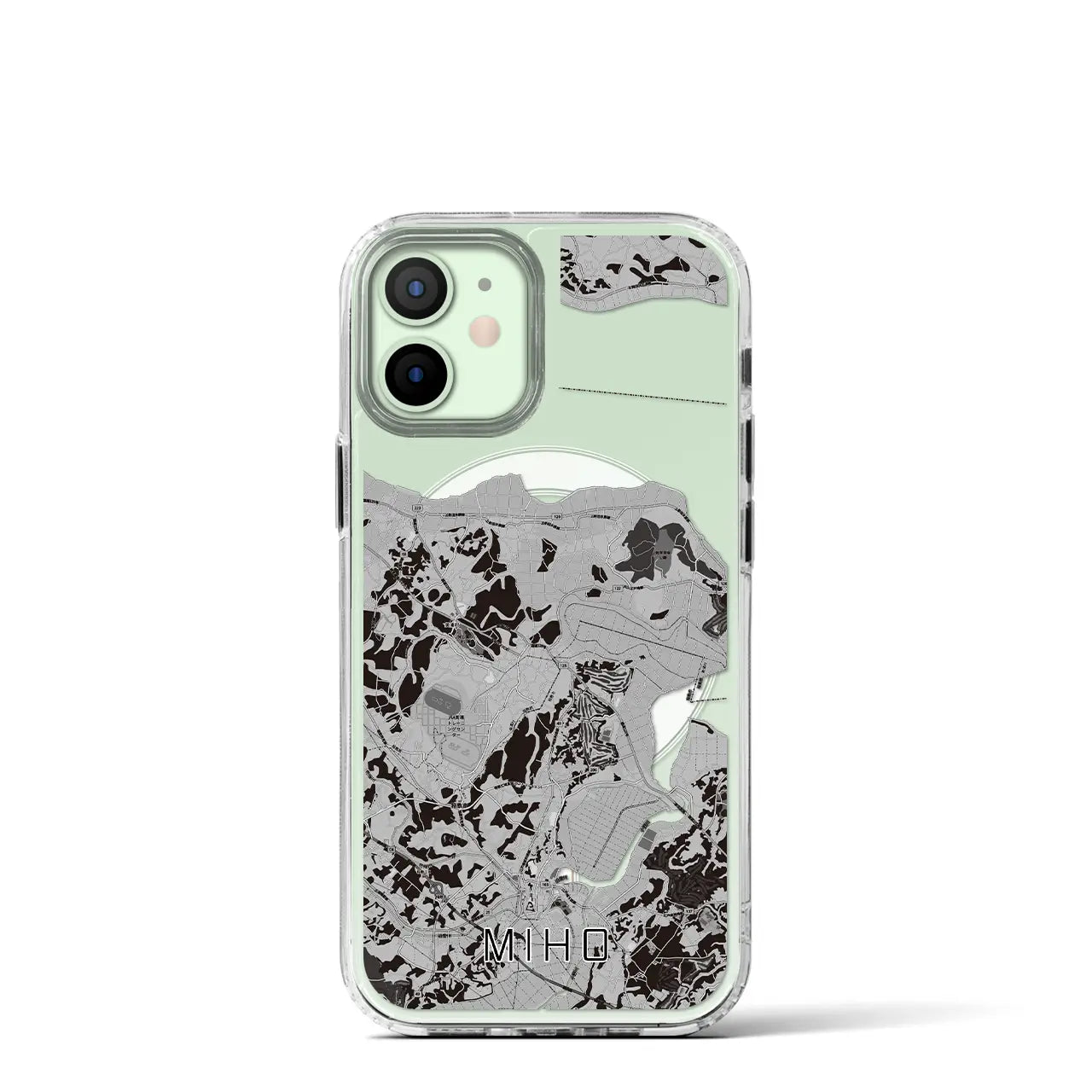 【美浦（茨城県）】地図柄iPhoneケース（MagSafeタイプ）