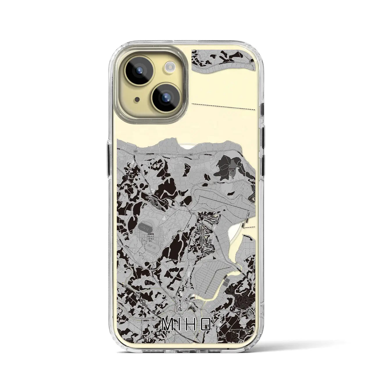 【美浦（茨城県）】地図柄iPhoneケース（MagSafeタイプ）