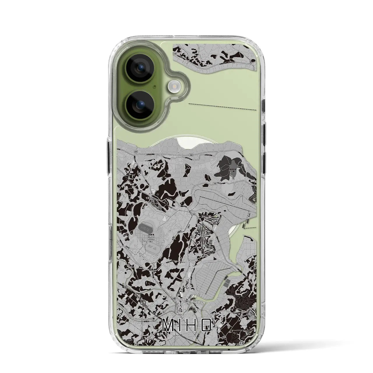 【美浦（茨城県）】地図柄iPhoneケース（MagSafeタイプ）