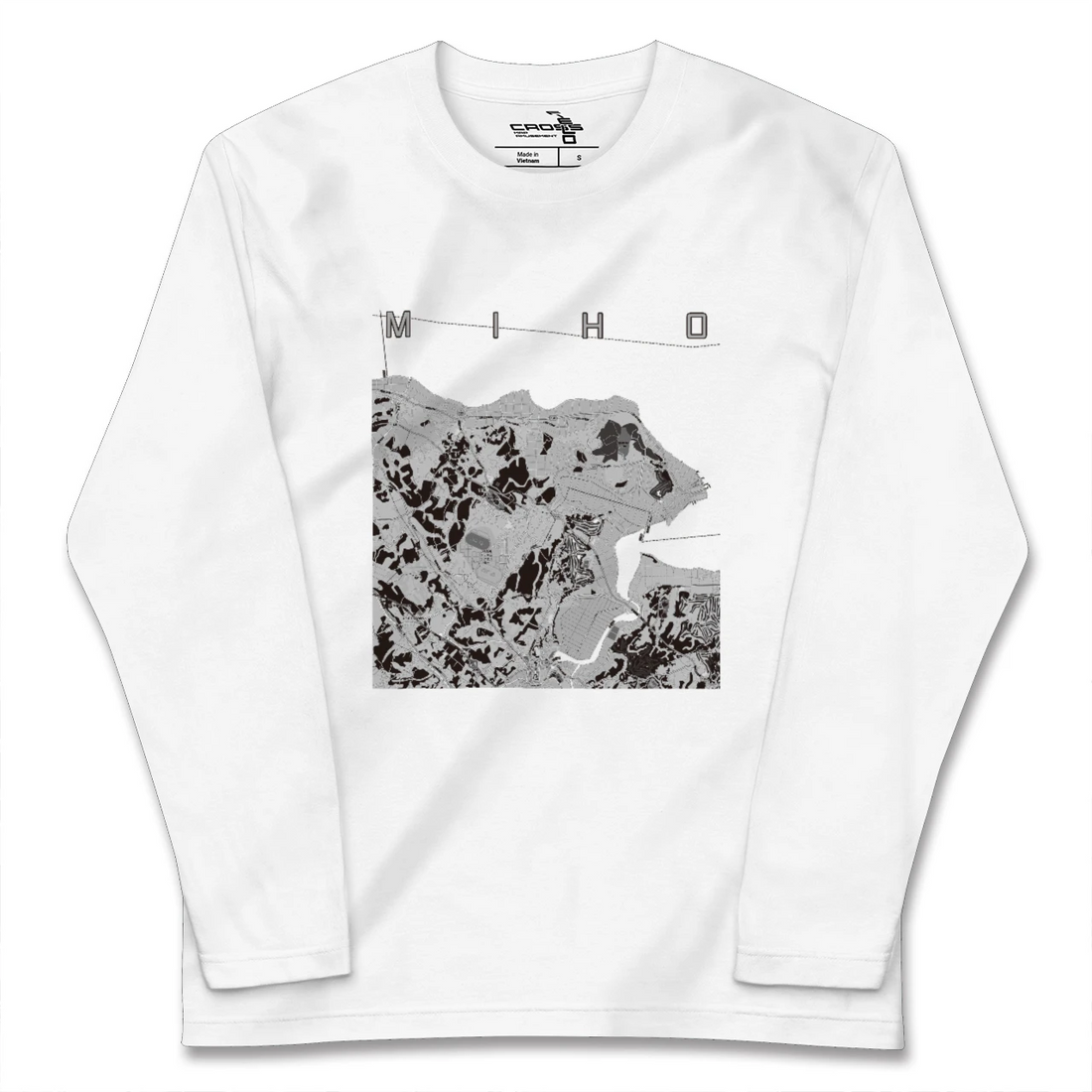 【美浦(茨城県)】地図柄ロングスリーブTシャツ