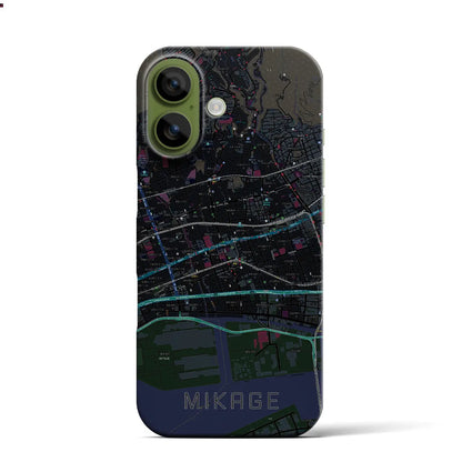 【御影（兵庫県）】地図柄iPhoneケース（バックカバータイプ）