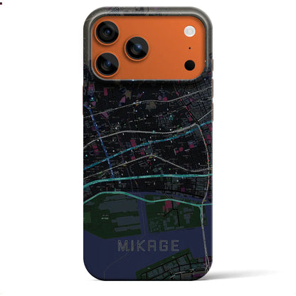 【御影（兵庫県）】地図柄iPhoneケース（バックカバータイプ）