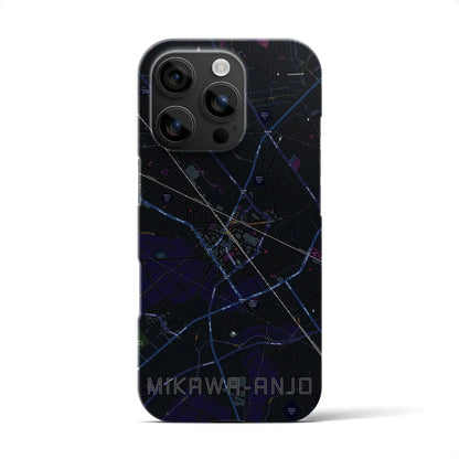 【三河安城（愛知県）】地図柄iPhoneケース（バックカバータイプ）