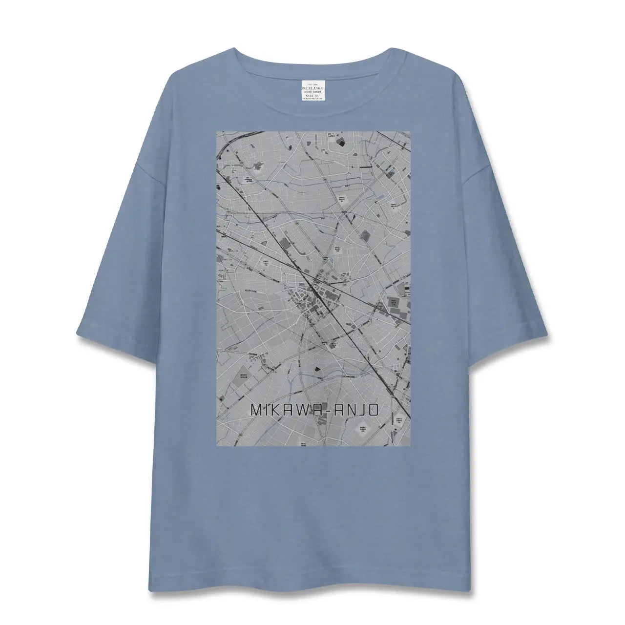 【三河安城（愛知県）】地図柄ビッグシルエットTシャツ