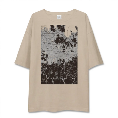 【三木（香川県）（香川県）】地図柄ビッグシルエットTシャツ