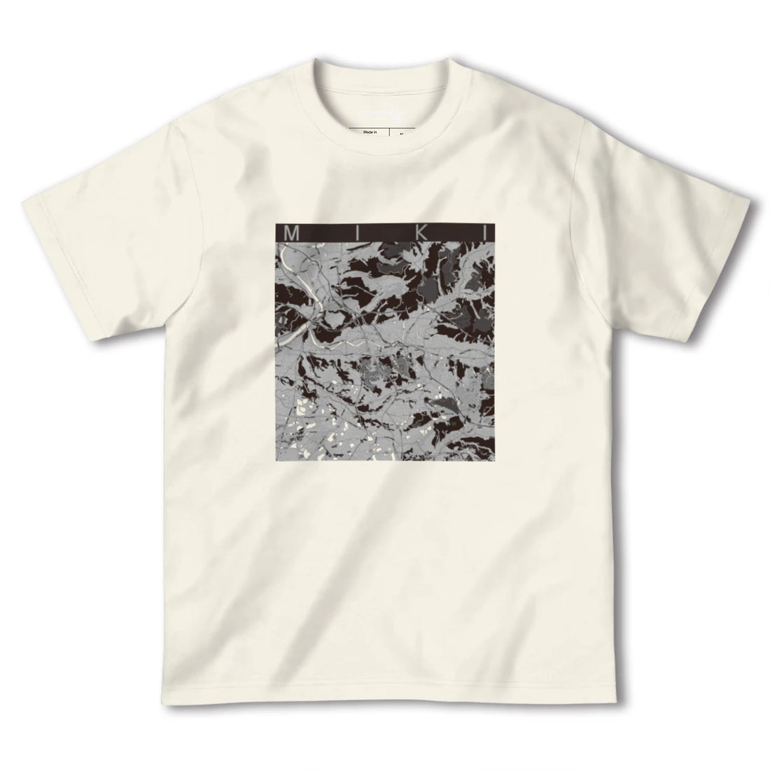【三木(兵庫県)】地図柄ヘビーウェイトTシャツ