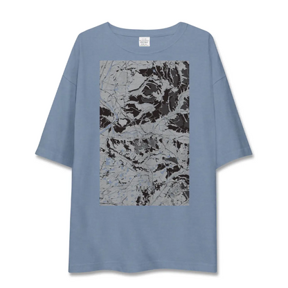 【三木（兵庫県）】地図柄ビッグシルエットTシャツ