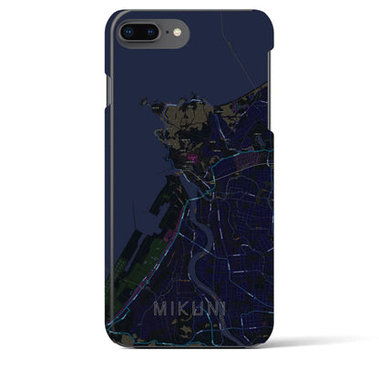 【三国（福井県）】地図柄iPhoneケース（バックカバータイプ）