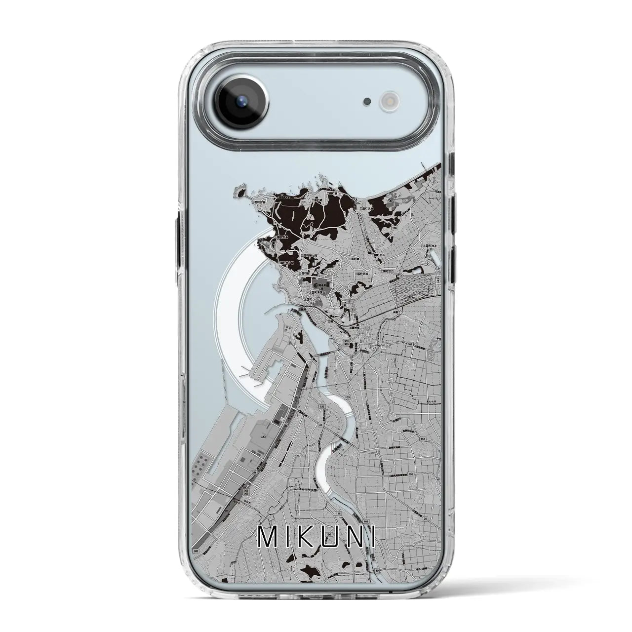 【三国（福井県）】地図柄iPhoneケース（MagSafeタイプ）