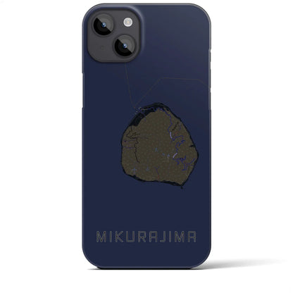 【御蔵島（東京都）】地図柄iPhoneケース（バックカバータイプ）