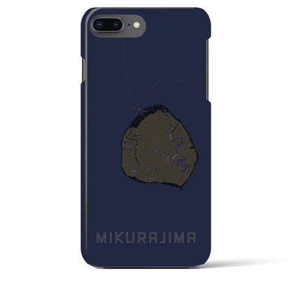 【御蔵島（東京都）】地図柄iPhoneケース（バックカバータイプ）