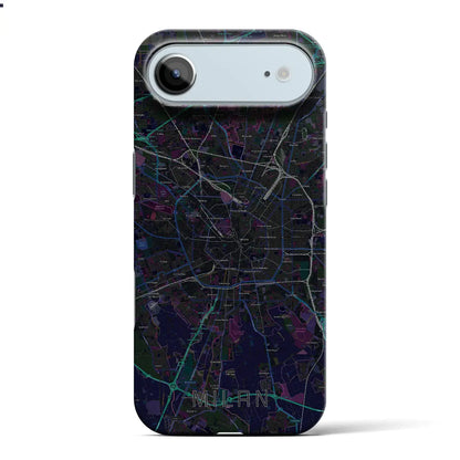 【ミラノ（イタリア）】地図柄iPhoneケース（バックカバータイプ）