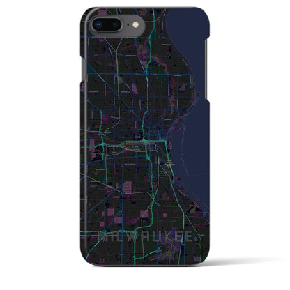 【ミルウォーキー（アメリカ）】地図柄iPhoneケース（バックカバータイプ）