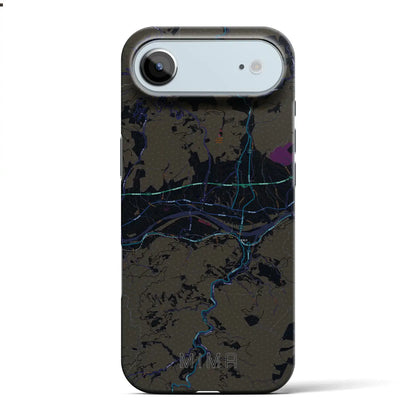 【美馬（徳島県）】地図柄iPhoneケース（バックカバータイプ）