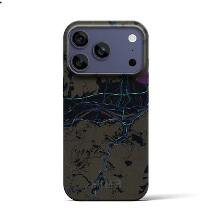 【美馬（徳島県）】地図柄iPhoneケース（バックカバータイプ）