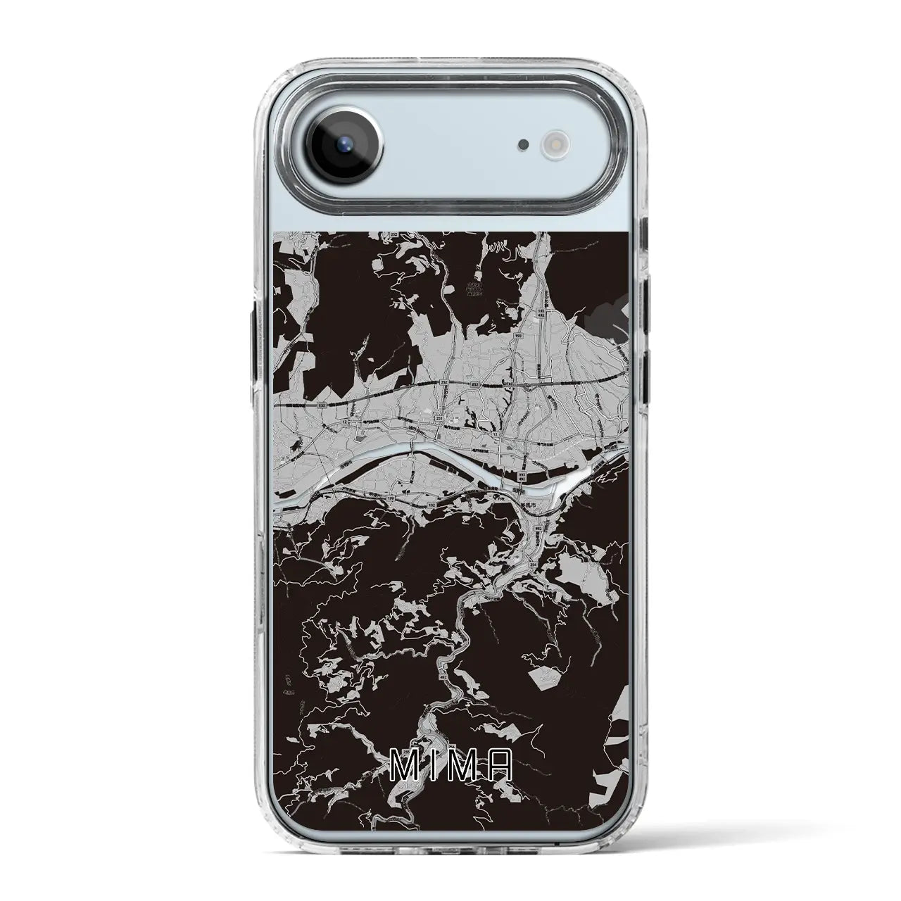 【美馬（徳島県）】地図柄iPhoneケース（MagSafeタイプ）