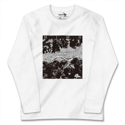 【美馬（徳島県）】地図柄ロングスリーブTシャツ
