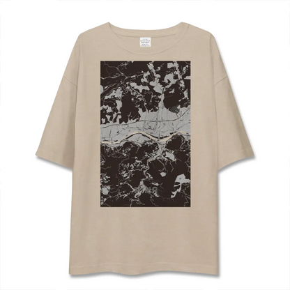 【美馬（徳島県）】地図柄ビッグシルエットTシャツ