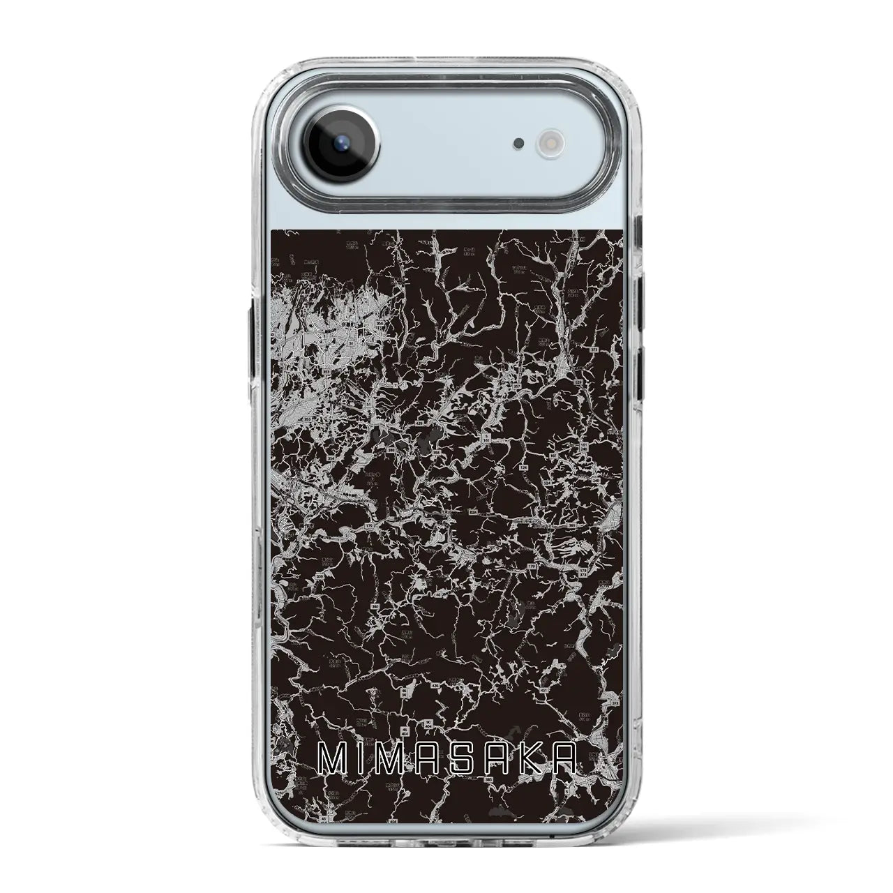 【美作（岡山県）】地図柄iPhoneケース（MagSafeタイプ）