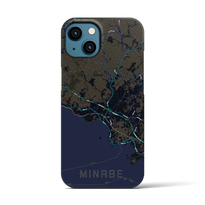 【みなべ（和歌山県）】地図柄iPhoneケース（バックカバータイプ）