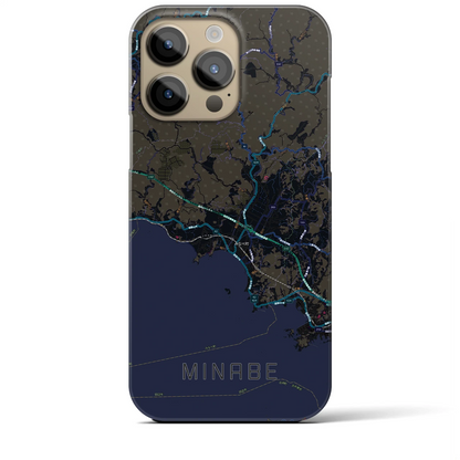 【みなべ（和歌山県）】地図柄iPhoneケース（バックカバータイプ）