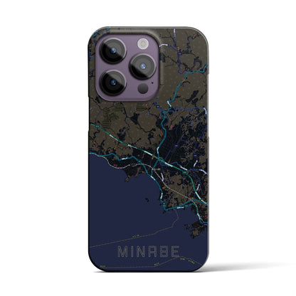 【みなべ（和歌山県）】地図柄iPhoneケース（バックカバータイプ）