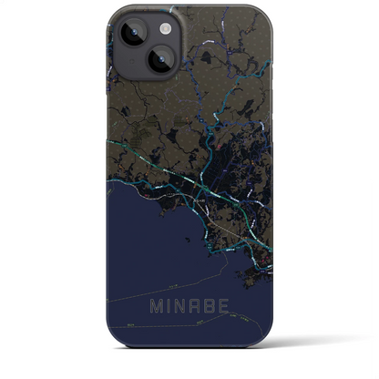【みなべ（和歌山県）】地図柄iPhoneケース（バックカバータイプ）