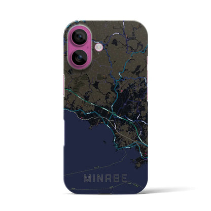 【みなべ（和歌山県）】地図柄iPhoneケース（バックカバータイプ）