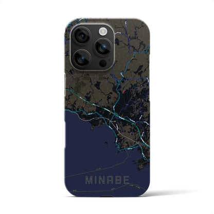 【みなべ（和歌山県）】地図柄iPhoneケース（バックカバータイプ）