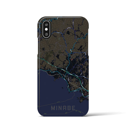【みなべ（和歌山県）】地図柄iPhoneケース（バックカバータイプ）