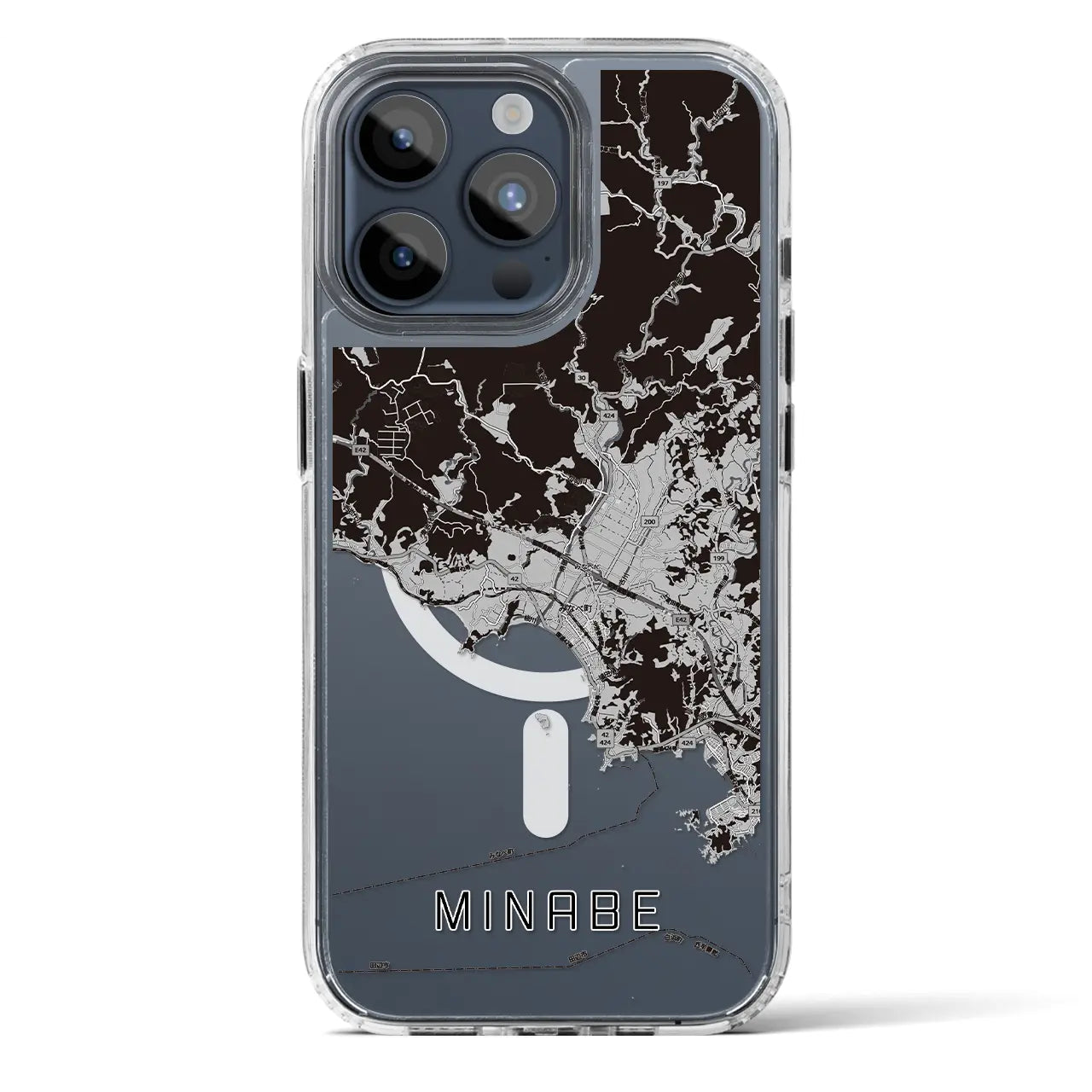 【みなべ（和歌山県）】地図柄iPhoneケース（MagSafeタイプ）