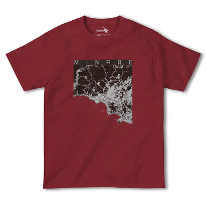 【みなべ（和歌山県）】地図柄ヘビーウェイトTシャツ