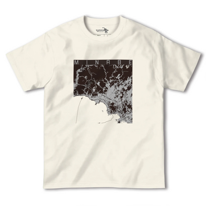 【みなべ（和歌山県）】地図柄ヘビーウェイトTシャツ