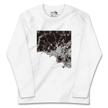 【みなべ（和歌山県）】地図柄ロングスリーブTシャツ