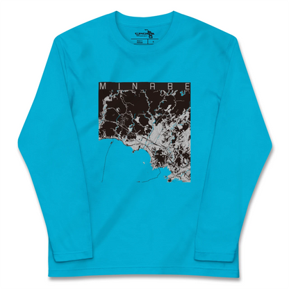 【みなべ（和歌山県）】地図柄ロングスリーブTシャツ